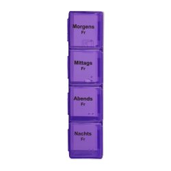 CEPEWA Pillendose, 7 oder 14 Tage Pillenorganisator Kunstleder Etui