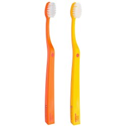 2 stk. Ultrasoft Tandbrster Edel+White Flosserbrush