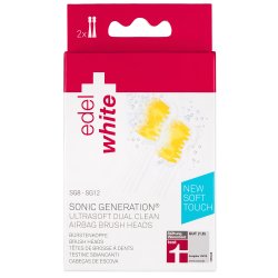 Brstehoveder Dual Clean Ultrasoft Airbag Til Edel+White El-tandbrste