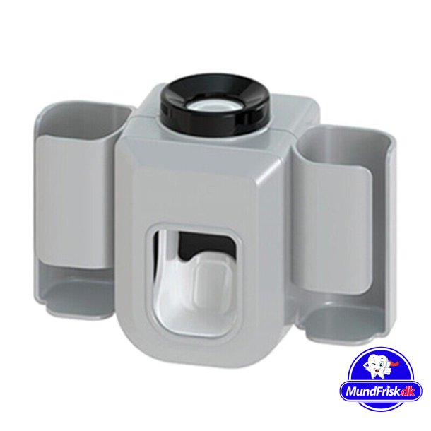 Holder El-tandbrster + Tandpasta Dispenser GR&Aring;
