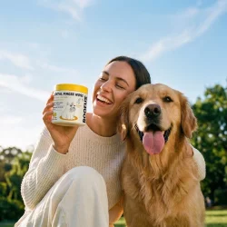 Roofus Dental Finger Wipes med Peanut Butter – tandreng�rande fingerservetter f�r hundar (60 st.)
