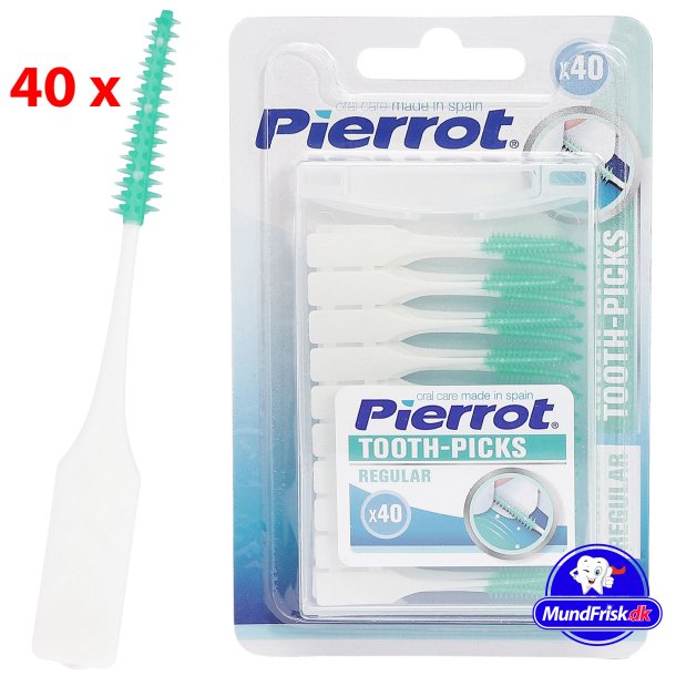 Soft Sticks 40 st. Pierrot Tand-Picks Vanliga