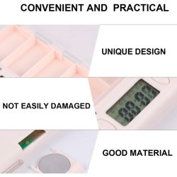 Pille�ske med Alarm - Timed Reminder Pill Box