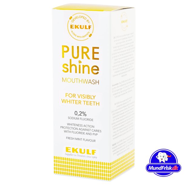Whitening Munnvann PURE Shine Fluor 0,2 % 500 ml