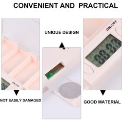 Pille�ske med Alarm - Timed Reminder Pill Box