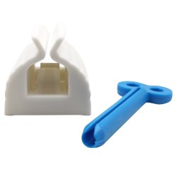 Rohrklemme, stehende Rohrpresse, mehrere Farben