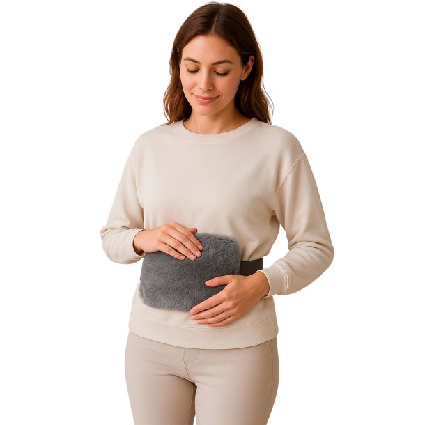 Vrmedyna fr Mage &amp; Lnd Faux Fut Hot Water Bottle Belt