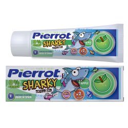 Pierrot Brnetandpasta Sharky Apple Gel Fluorfri 75 ml