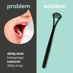 Tungerenser AUSTRALIAN Tungeskraber - Bli av med dlig andedrkt, bakterier och belggningar