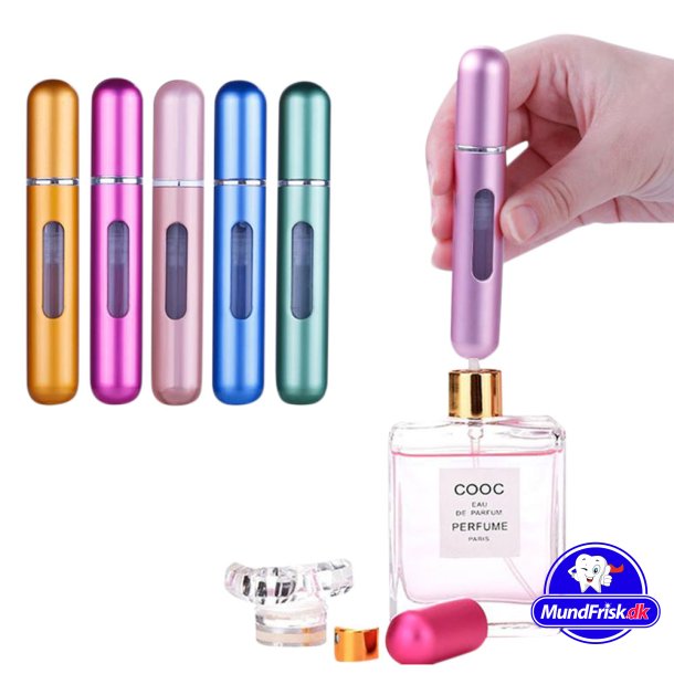 Parfumespray Med Pumpe Ventil Genopfyldelig - 5 ml.