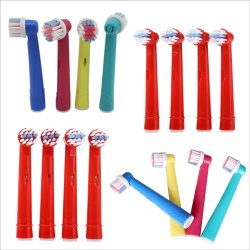 16 st. MundFrisk Borsthuvuden fr barn - Mix - Oral B-kompatibel