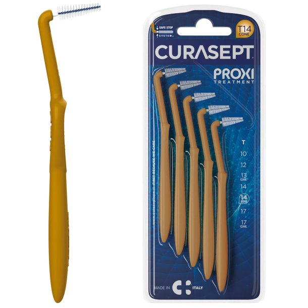 Curasept Mellemrumsbrster Proxi Angle KONISK Treatment 1.4 mm ISO 4
