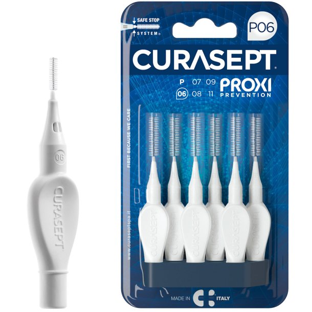 Curasept Gap borstar Proxi Prevention 0,6 mm ISO 0 VIT