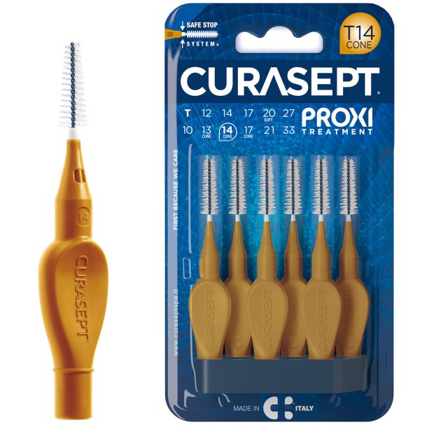 Curasept Mellemrumsbrster Proxi Treatment Konisk 1.4 mm ISO 4