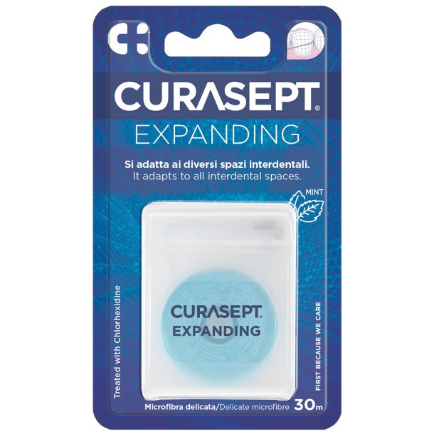 Curasept Floss Expanding Chlorhexedine Mint 50 mtr.