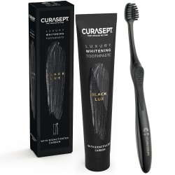 Tandblekning Tandkrm Curasept Luxury Black + Tandborste