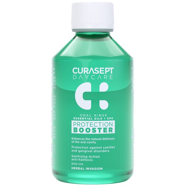 Curasept Herbal Mondwater DayCare Booster 500 ml.