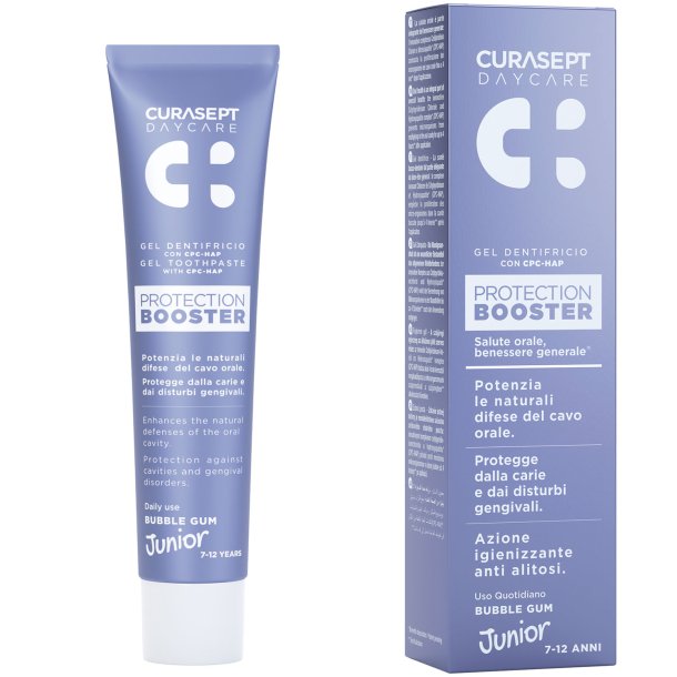 Curasept Xylitol Barntandkrm DayCare Protection Booster Junior 75 ml.