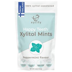 Xylitol sugtabletter XYLIFY Happy Teeth Mints Peppermint 245 st.