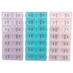 Pilleske Lille Dobbelt Pilleboks Morgen Aften