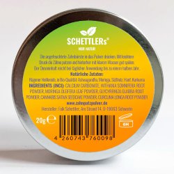 Naturlig Tandpasta Pulver Schettlers Typ 5 Ayurveda