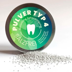 Naturlig Tandpasta Pulver Schettlers Typ 4 Salzfrei