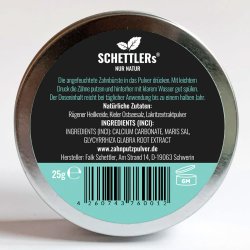 Naturlig Tandpasta Pulver Schettlers Typ 3 Lakrids