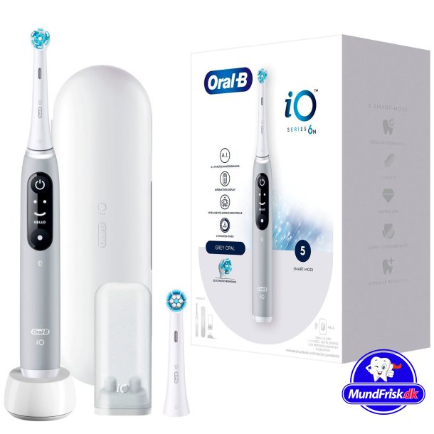 Oral-B iO Series 6n El-tandbrste Grey Opal