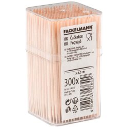 Tannpirkere Wood 300 stk. Fackelmann Can