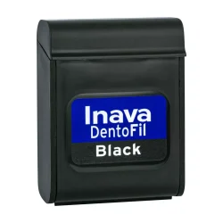 Inava DentoFil Black tandtr�d med chlorhexidin � 50 m
