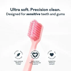 Seen Whitening tandborstar med charcoal-borststr�n – Soft, 2 st.
