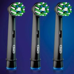 Oral-B Black CrossAction CleanMaximizer Brstehoveder 3 Stk.