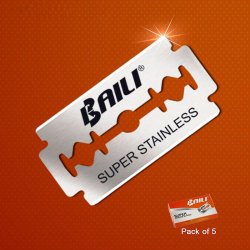 Baili Barberblader 5 stk Super Orange