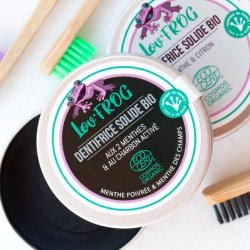 kologisk Tandpasta Solid Lov Frog Charbon Active