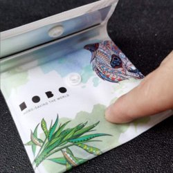 Pocket Askfat Abstrakt Motiv Djur