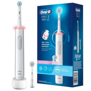 Oral-B Pro 3 3000 Sensitive Clean El-tandbrste Ekstra Brstehoved