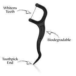 Sustainable Flossers SmartLifEco Flosser Charcoal