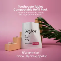 Dentifrice en pastilles Hydroxyapatite Watermelon &amp; Xylitol (sachet 90 pcs)