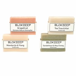 Naturlig barberspe BlokZeep Grape Fruit 100 gr.