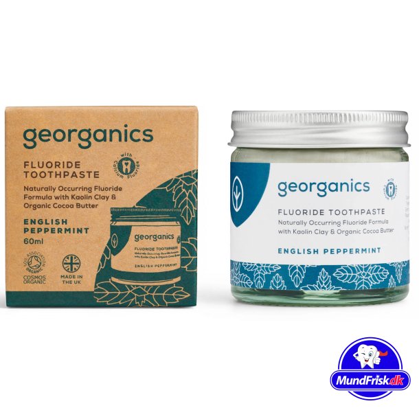 Organisk tandkrm Georganics Peppermint Fluoride 60 ml