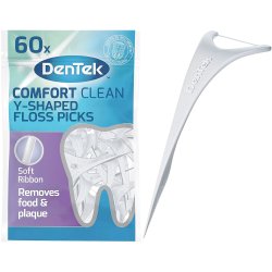 60 st. Tandtrdshllare DenTek Comfort Clean Floss Picks