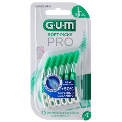 GUM Soft-Picks PRO Mellemrumsbrster 30 stk. Large