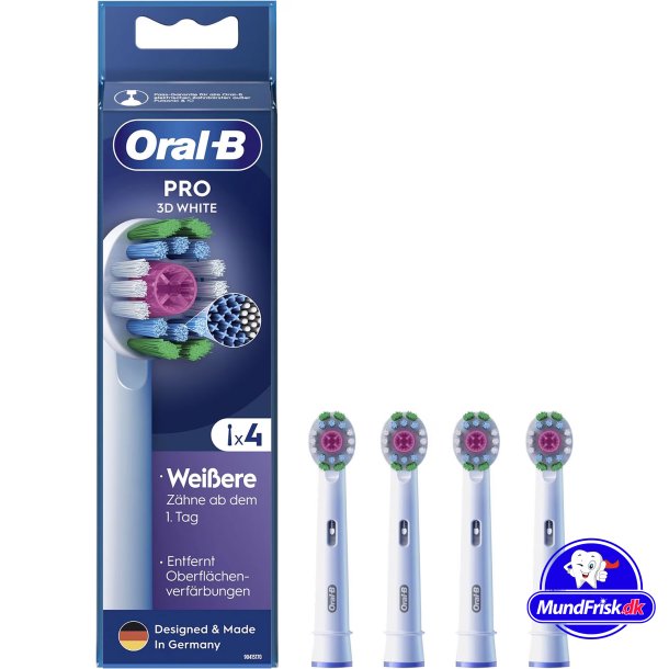 Oral-B PRO 3D White B&uuml;rstenk&ouml;pfe 4 Stk.