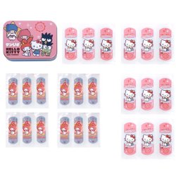 Brneplaster Hello Kitty and Friends Metalske 24 stk.