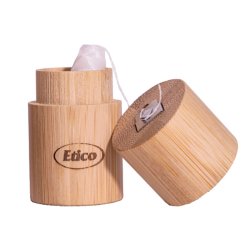 Bredygtig Tandtrd Etico 30 mtr. + Bambus Dispenser