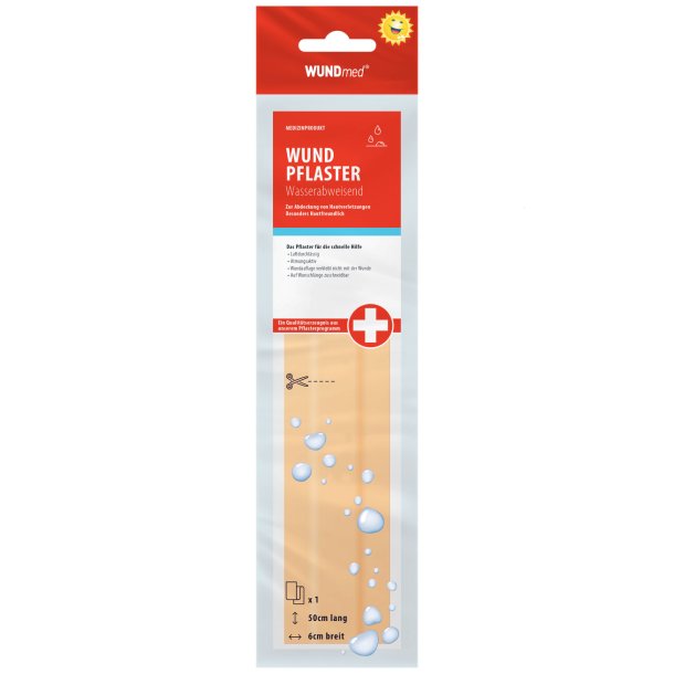 Gips Vanntett WundMed 50 x 6 cm.