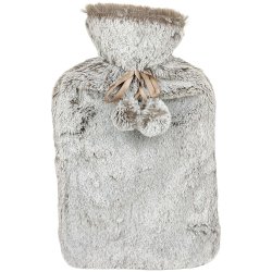 Varmvattenflaska Pls + tofsar 2 ltr.