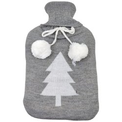 Varmtvannsflaske Kvast Vintermotiv 2 ltr.