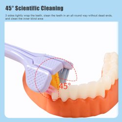 3-delt tannbrste MundFrisk Junior/Voksen