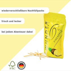 Wunder Tandstikker Med Smag PINEAPPLE Sampak
